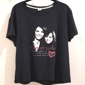Gilmore Girls XXL 100% cotton scoop neck short sleeve graphic tshirt